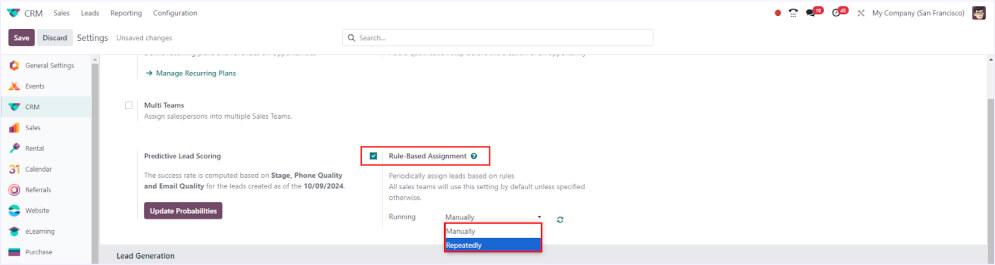 Steps to configure rule-based assignment: Second Step