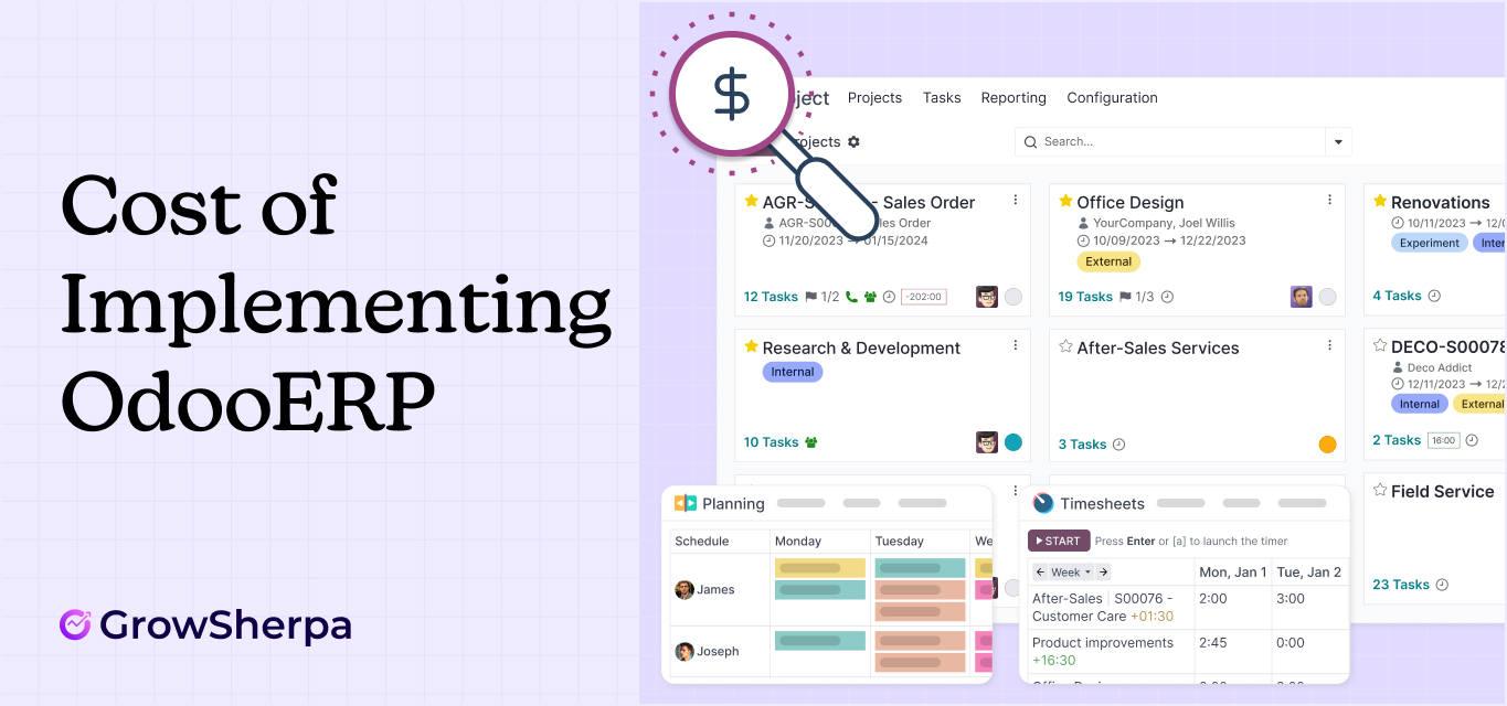 Cost of Implementing OdooERP